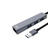 DM CHB011 USB To RJ45 100 Mbps Ethernet ve USB Çoklayıcı Dönüştürücü
