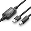 Ugreen 10374 USB To USB-B 10 M Tarayıcı Ve Yazıcı Kablosu