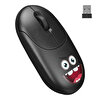 Everest SM-26 Fashion 2.4 GHz Özel Tasarım Modelli Siyah Kablosuz Mouse