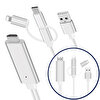 McStorey Micro USB to Type-C Lightning Gümüş HDMI Çevirici