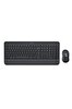 Logitech Signature MK650 Multi-Device Bolt Alıcılı Bluetooth Kablosuz Türkçe Q Siyah Klavye ve Mouse Seti
