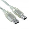 S-Link SL-U2005 USB 2.0 5 M Şeffaf Yazıcı Kablo