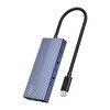 DM CHB061 Type-C to 4K HDMI 3*USB3.0 Gigabit Ethernet PD 60W Çoklayıcı Hub
