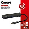 Qport Q-TU4 Type C=>USB3.0 SD MSD TYPE C(D)Çeviri