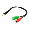 Frisby FA-6632AC 2*3.5mm Stereo D 4Pin 3.5mm Stereo