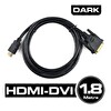 Dark DK-CB-DVIXHDMIL180 1.8m DVI<=>HDMI Kablo