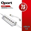 Qport Q-UC207 7 Port USB 2.0 Çoklayıcı