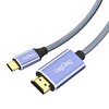 VegGieg 4K/60Hz Type-C 3.1 to HDMI 2.0 Dönüştürücü Kablo 2 Metre V-Z625