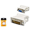 Hadron HDX1261 DVI (M) 24+5 - VGA (F) Dönüştürücü Adaptör - Beyaz
