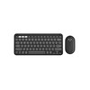 ScHitec Çift Cihaz Bağlantı Özellikli Klavye ve Mouse Set 2.4G+BT Siyah KM902