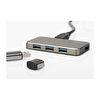 Digitus DA-70240-1 4 Port USB 3.0 HUB 5V-2A Güç Adaptörü Dahil Alüminyum Çoklayıcı