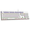 Everest KB-MK1 Lumos Beyaz USB Rainbow Aydınlatmalı Blue Switch Full Anti-Ghosting Mekanik Gaming Oyuncu Klavyesi