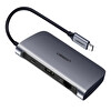Ugreen 50771 CM212 6in1 USB C to 1GB/s Ethernet 4K HDMI USB 3.0 Hub Çoklayıcı 100W Hızlı PD Şarj
