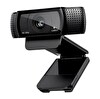 Logitech (960-000998) C920 Pro HD Stereo Ses ile Full HD 1080p USB Mikrofonlu Webcam Siyah