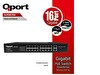 Qport Q-POE16G 16 Port 10/100/1000 - 2 Port 10/100/1000 Uplink Poe Switch