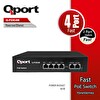 Qport Q-POE4M 4 Port 10/100 - 2 Port 10/100 Uplink Poe Switch