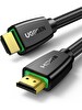 Ugreen 40414 HD118 HDMI Kablo 4K 18GB/s HDMI 2.0 Örgülü Görüntü ve Ses Aktarma Kablosu Siyah 10 Metre