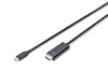 Digitus USB Type-C Gen2 Type-C to HDMI A M-M 5M 4K-60Hz 18GB Gold Adaptör Çevirici Kablo