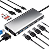 Evimdeyokyok ZR610 Type-C 12 İn 1 Çift HDMI