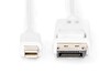 Digitus Mini DP - DP 2 MT Kilitli Mekanizma DisplayPort Bağlantı Kablosu