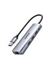 Ugreen 20915 CM475 USB 3.0 To 3xUSB 3.0 + RJ45 1000 MBPS Çevirici Ethernet Adaptörü