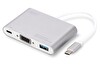 Digitus USB 3.0 - USB Tip C - VGA Grafik Adaptörü USB 3.0 HUB 20 CM