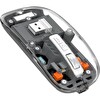 ScHitec M377 Ultra Sessiz 3 Bağlantı Modlu 2xBluetooth Kablosuz Bağlantı - 2.4Gh Gaming Type-C Şarjlı Mouse Siyah