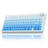 Aula F75 Mekanik RGB TKL Seiya Switch Kablosuz Makrolu Hot Swap Gaming Klavye - Gradyan Mavi