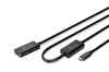 Digitus 5G - USB 3.2 Gen1 - USB-C - USB-C (M/F) Aktif USB-C Uzatma Kablosu 10 M