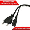 Codegen CPV185 1.5 M İki Uçlu 0.75 MM Notebook Power Güç Kablosu