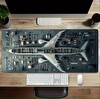 Sge Teknoloji 90x40 CM Uçak Maketi Kaydırmaz Taban Spee Yüzey Oyuncu Mouse Pad