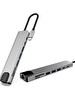 Blue Wings USB Type-C Hub Dönüştürücü Çevirici Çoklayıcı - USB HDMI Micro SD 8 Girişli RJ8I1NEW 8In1