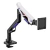 Brateck Atlas Neo 24-57" Uyumlu Amortisörlü Beyaz Monitör Kolu LDT95-C012UC