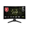 MSI MAG 274CF X24 27" 1920x1080 FHD 16:09 Curve 1500R Rapıd VA 240Hz 0.5MS Freesync Premium IPS Monitör