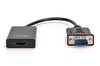 Digitus 6.75 Gbps 225 MHz/1.65 VGA'dan HDMI'ya Çevirici Converter