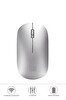 Başkenttekno TM19 Çift Modlu Bluetooth USB Şarjlı Sessiz Kablosuz Mouse Gri