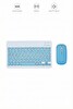Başkenttekno TMK-04 Bluetooht Kablosuz Klavye Mouse Seti Mavi
