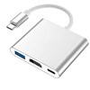 Blue Wings 3'İn 1 Type-C To HDMI 4K USB 3.0 Macbook Pro Dönüştürücü Adaptör