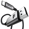 Solke USB-C to Display Port 1.42 M 8K60Hz 4K144Hz 2K240Hz Type-C to DP Thunderbolt 5-4-3 Kablo
