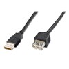 Digitus USB Siyah USB 2.0 1.8M Uzatma Kablosu