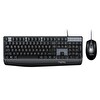 VegGieg MK500A Ergonomik Kablolu Türkçe Q Klavye Mouse Seti Siyah