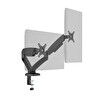 ErgoMekan F200 Pro 17-34" İkili Monitör Standı Siyah Maks: 10 KG
