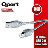 Qport Q-PR10 USB 2.0 10 Metre Printer Kablosu