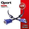 Qport Q-VGA1.5 15 Pin VGA Kablo 1.5 Metre