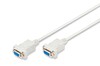 Digitus RS232 DB9 Dişi–Dişi Zero 1,8 Metre Bej Seri Kablosu  AK-610100-018-E