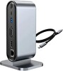 Blue Wings Type-C Support 4 K 12 In 1 Dock Model Pd Station 12'si 1 Arada Dock HDMI 4k 100MBPS Et Çoklayıcı Dönüştürücü Çevirici