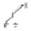 Brateck 17-32" Uyumlu Amortisörlü Gümüş Monitör Kolu LDT63-C012