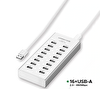 Ugreen 20298 USB-A 2.0 16 Port Bağlantı Noktalı Harici USB Çoklayıcı Varsayılan Varyant