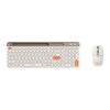 Havit KB835WB Bej Kablosuz Klavye ve Mouse Seti