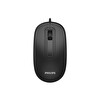 Philips SPK7358B 1600 DPI Sessiz Optik Kablosuz Mouse Ergonomik Siyah